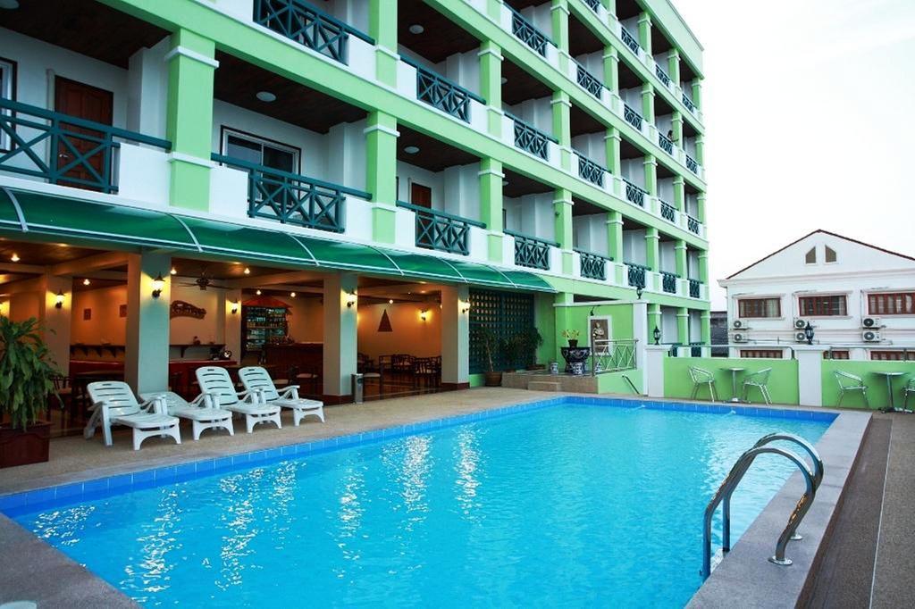 Vansana Riverside Hotel Vientiane Exterior foto